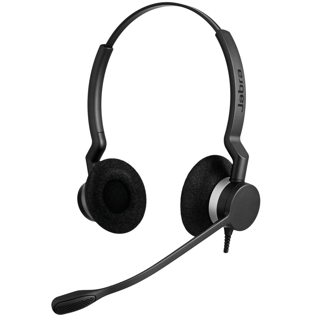 [5706991016505] 5706991016505 Jabra Biz 2300 Duo UC USB-A Corded Headset, HD Voice, Air Shock Microphone, Freespin, Talk in Comfort, Wired Headsets, PeakStop