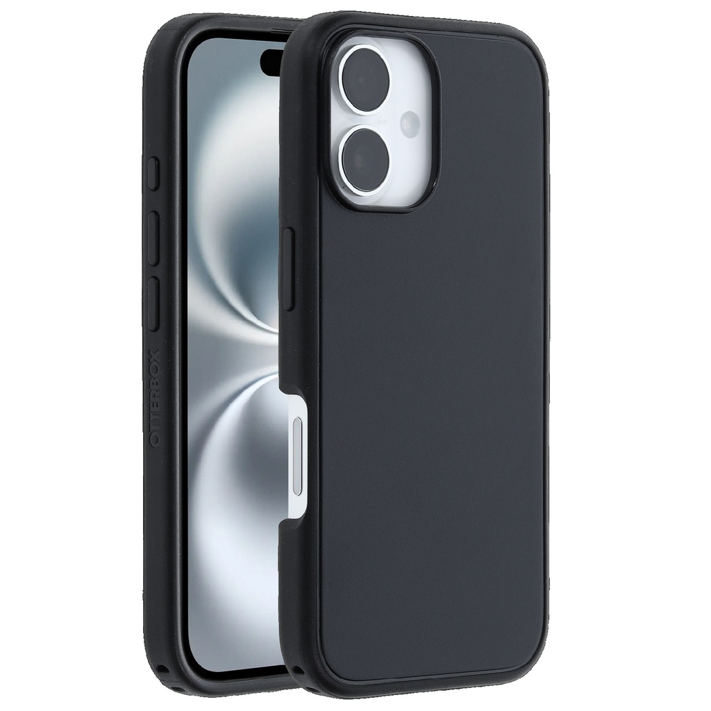 [840304773626] 840304773626 OtterBox Symmetry MagSafe Apple iPhone 16 (6.1") Case Black - (77-96542), Antimicrobial, DROP+ 3X Military Standard, 7 Years Warranty