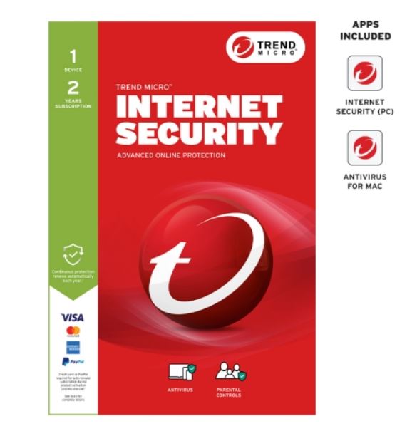 [4711370730089] 4711370730089 Trend Micro Internet Security (1 Device) 2Yr Retail Mini Box Auto Renew