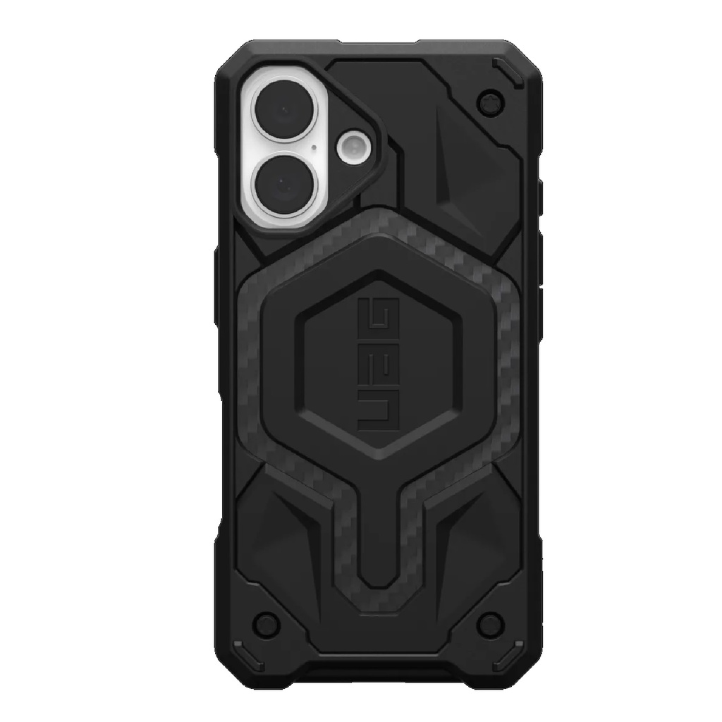 [840283914607] 840283914607 UAG Monarch Pro Apple iPhone 16 (6.1") Rugged Case - Carbon Fiber (114458114242), 25ft. Drop Protection (7.6M), 10 Years Warranty
