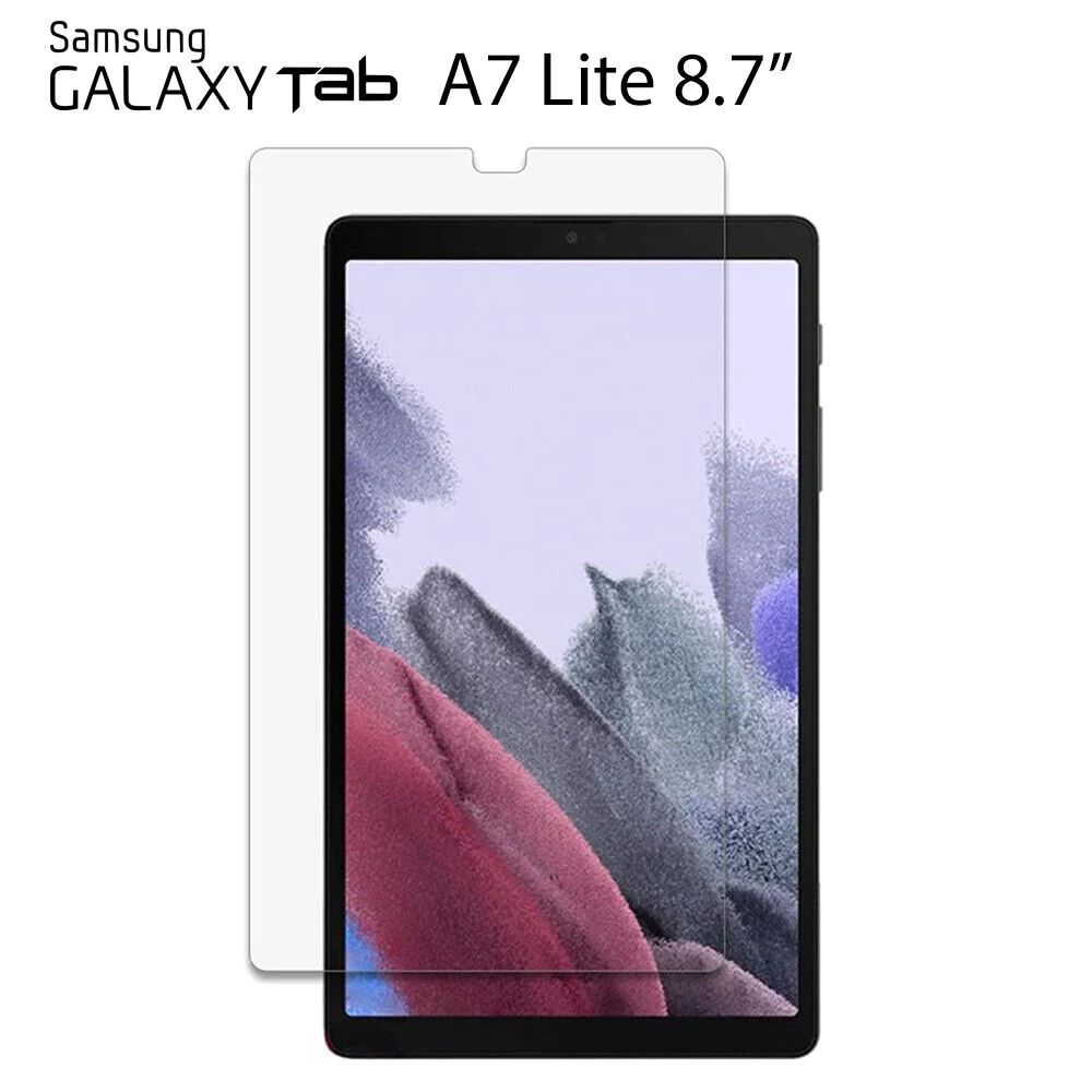 [6976552042659] USP Samsung Galaxy Tab A7 Lite (8.7") Tempered Glass Screen Protector : Full Coverage, 9H Hardness, Bubble-free, Anti-fingerprint, Original Touch Feel