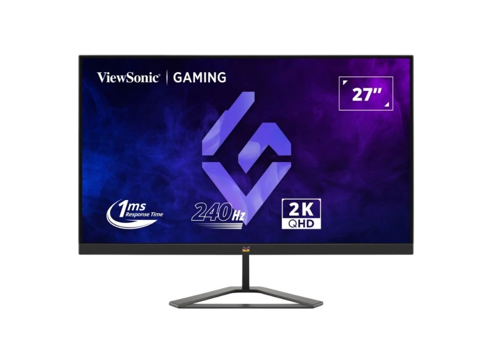 [766907027891] ViewSonic 27" 2K 240hz 1ms Lightning Fas, IPS, Dual Speakers, SuperClear IPS. 2x HDMI 2.0, 1x DP 1.4. VESA 100x 100t, Tilt Gaming Monitor