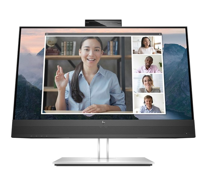 [195122021788] HP E24MV G4 23.8"/24" FHD Conferencing Monitor 1920x1080 16:9 5ms Height Adjustable Tilt Swivel Pivot Webcam Speakers 4xUSB Hub VGA DP HDMI VESA 3yrs