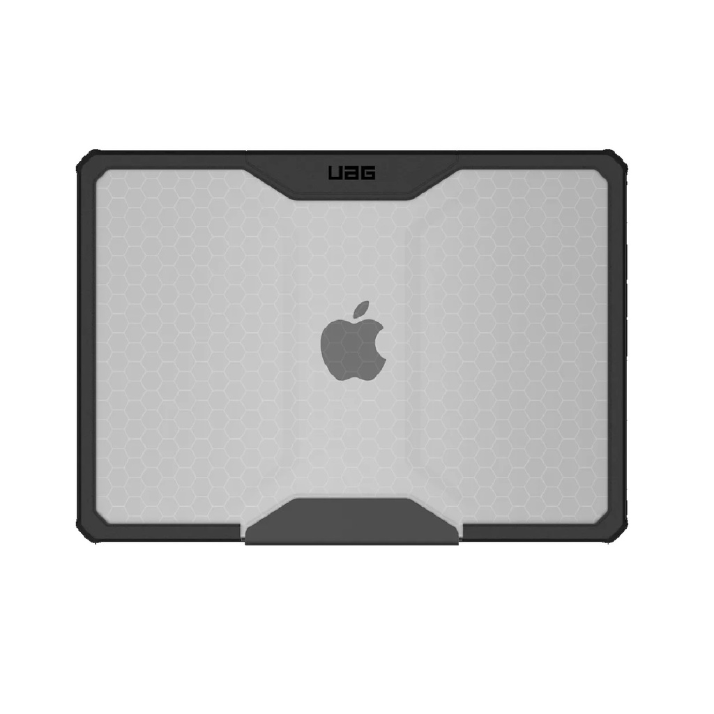 [840283906060] 840283906060 UAG Plyo Apple MacBook Air (13") (M2/M3) Rugged Case - Ice/Black (134007114340), DROP+ Military Standard, Armor Shell, 1 Year  Warranty