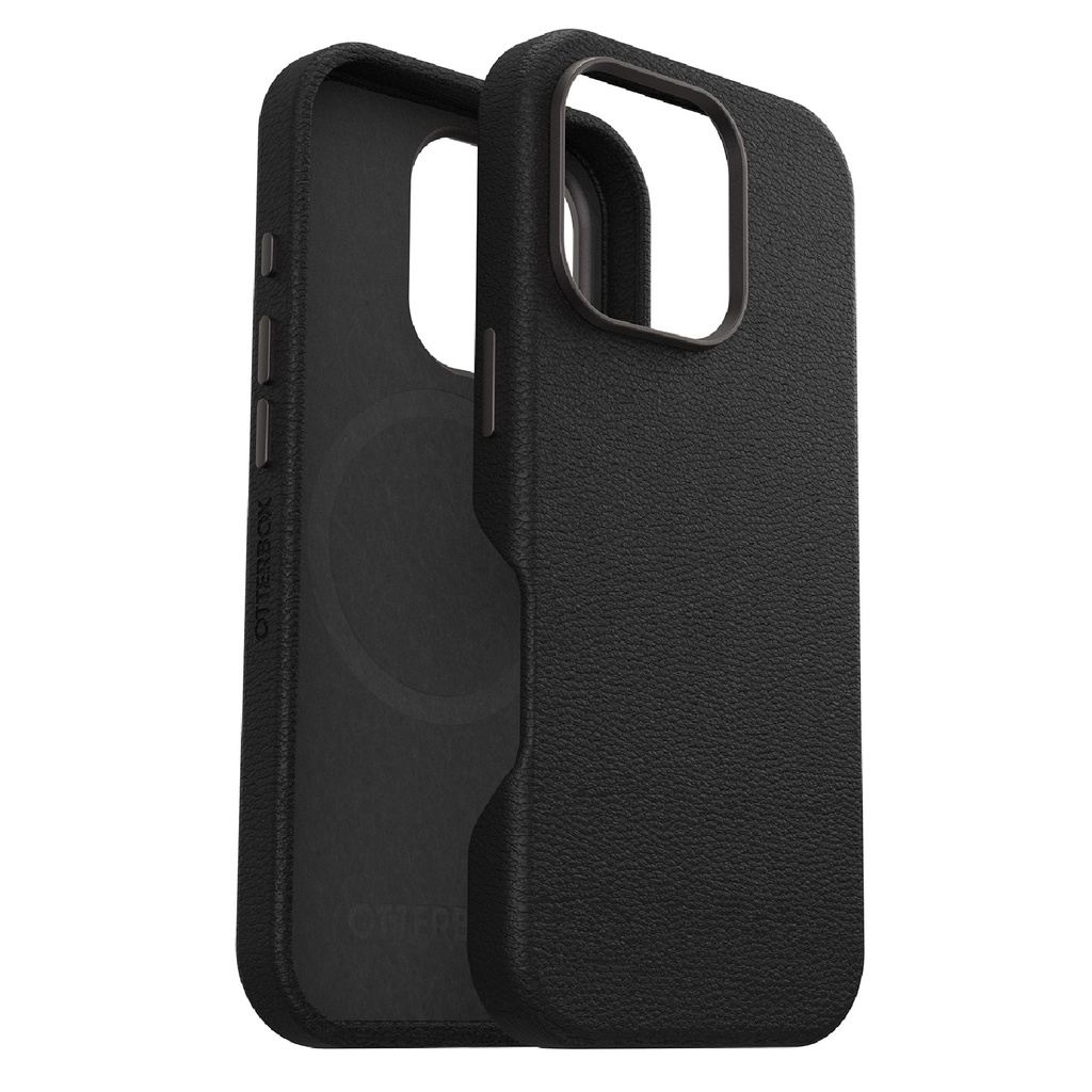 [840304771578] OtterBox Symmetry MagSafe Cactus Leather Apple iPhone 16 Pro Max (6.9") Case Black - (77-96333),DROP+ 3X Military Standard, 7 Years Warranty