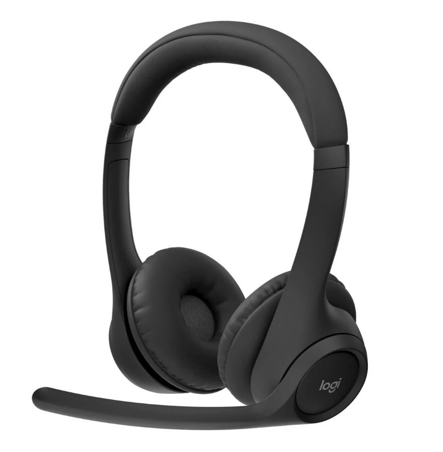 [97855193636] 97855193636 Logitech ZONE 300 Wireless Headset Midnight Black 1-Year Limited Hardware Warranty