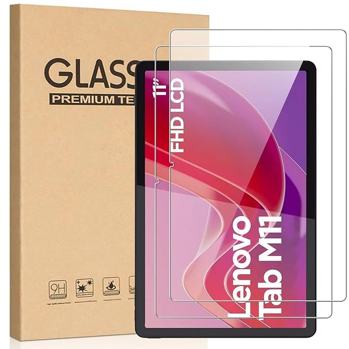 6976552042666 Pisen Lenovo Tab M11 (11") Premium Tempered Glass Screen Protector - Anti-Glare, Durable, Scratch Resistant,Dust Repelling,Ultra Clear