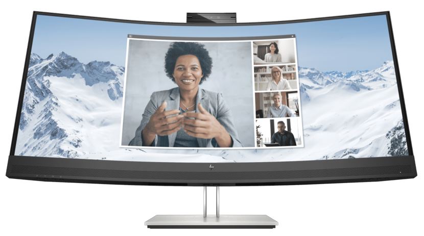 [195908729785] HP E34m G4, 34" WQHD CURVED, 21:9, 3440x1440, WEBCAM, SPEAKERS, USB-C (65W PD), DP+HDMI, RJ45, Tilt, Swivel, Height, 3 Yrs