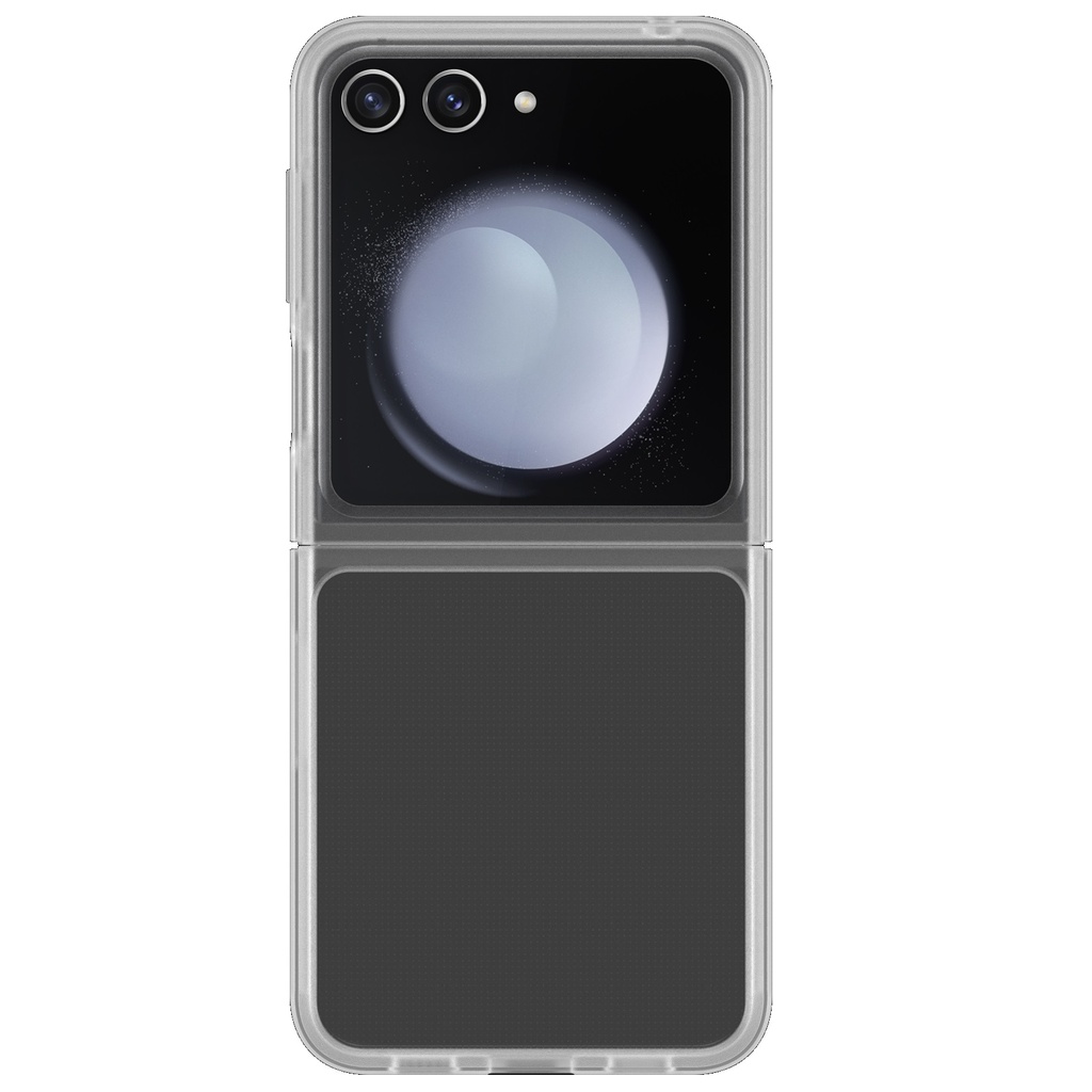 [840304766345] 840304766345 OtterBox Thin Flex Samsung Galaxy Z Flip6 5G (6.7") Case Clear - (77-95817), Antimicrobial, DROP+ Military Standard, Raised Edges, 7 Years Warranty