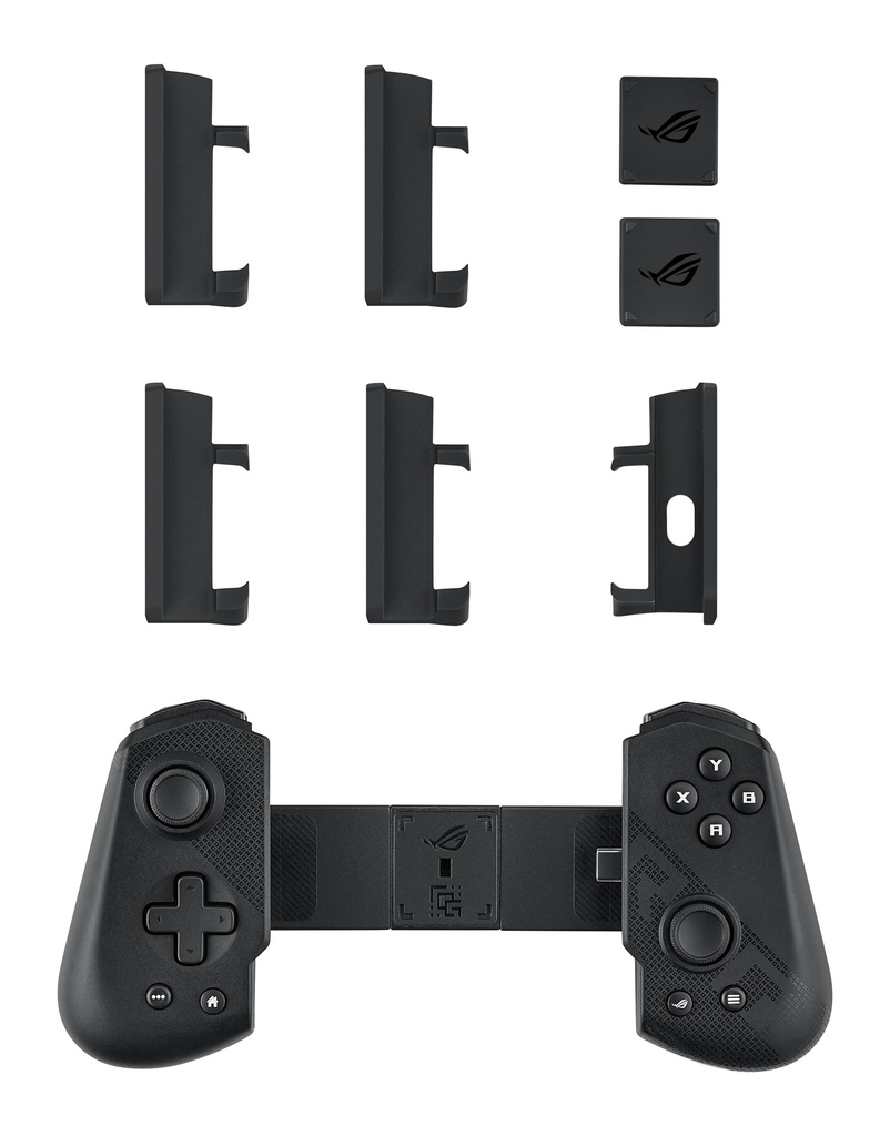 [4711387167915] 4711387167915 ASUS  ROG Tessen Mobile Controller, 2 Programmable Aluminium Paddles, 500 Hz Polling Rate, Fast Charging, AURA RGB lighting