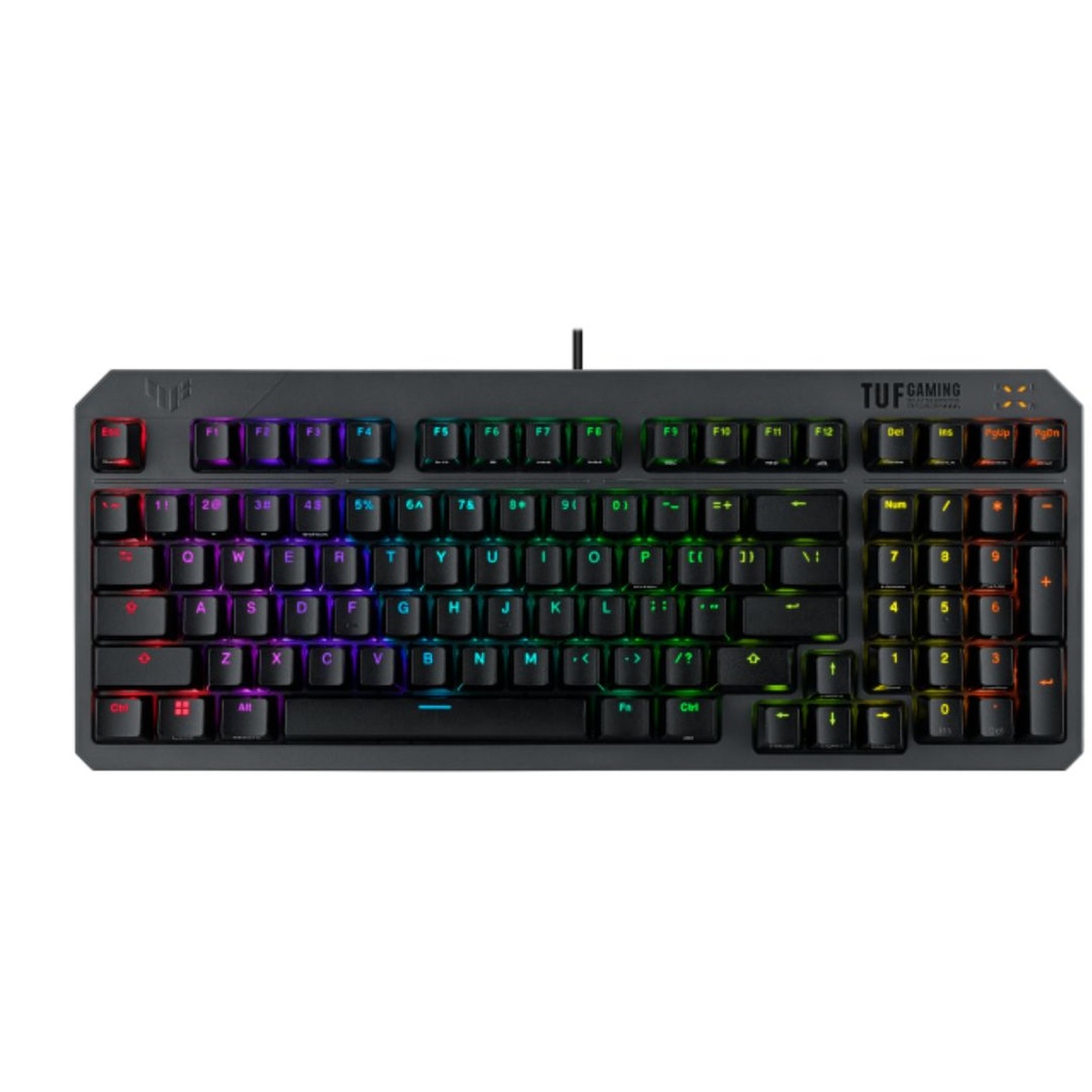 [4711387335963] ASUS TUF Gaming K3 Gen II Optical-Mechanical RGB Keyboard, IP57 Waterproof  Dust Resistance, Compact 97-key Layout, Silicone Gasket Mount