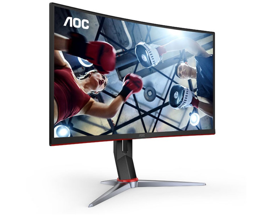 [6973985231889] 6973985231889 AOC 27" Curved QHD 2560x1440 1ms, 180hz ,VA Curved 1000R, Free-Sync Premium, HDR 10, VESA 100, VGA, HDMI, DP, Gaming Monitor (LS