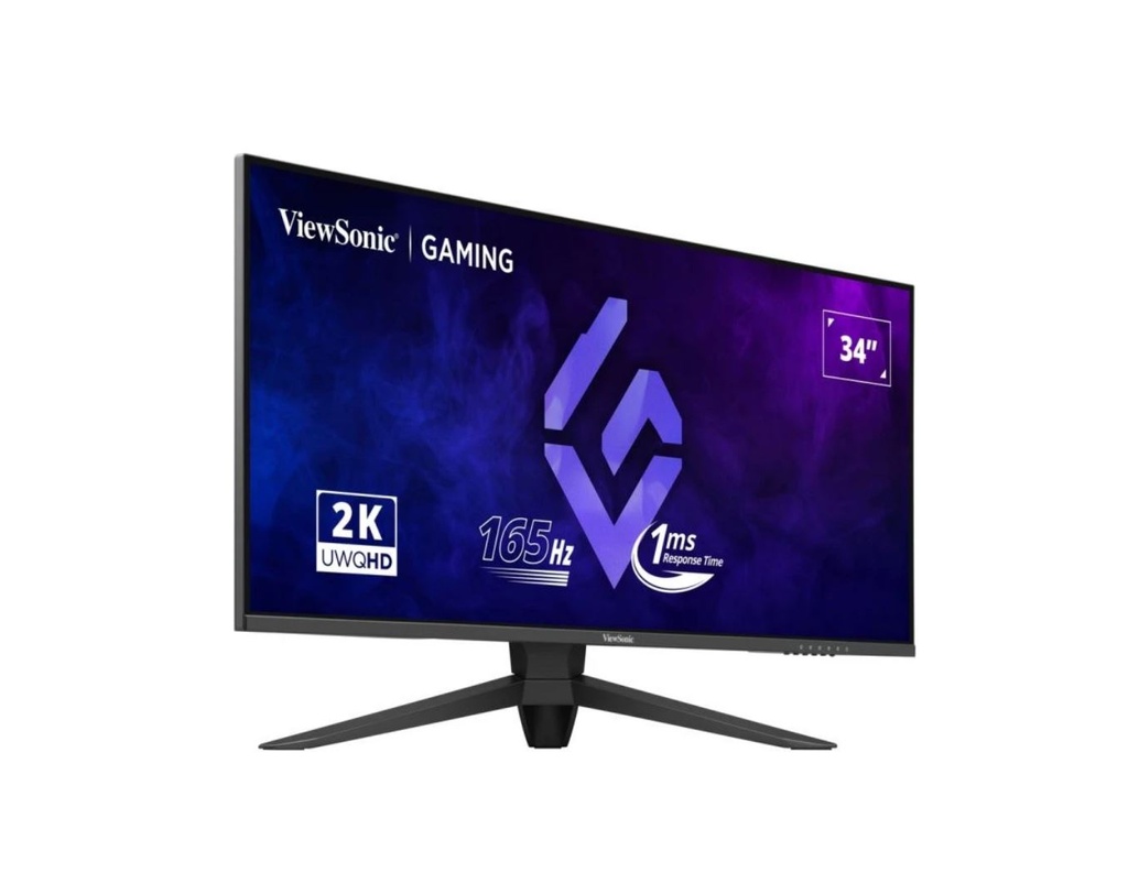 [766907018059] 766907018059 ViewSonic 34” IPS UWQHD 3440x1440, 165Hz, 1ms, HDR10,  21:9,Ultra Wide, SuperClear IPS, Office Gaming Monitor MNV-VX3480-2K-PRO