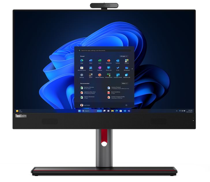 [197530792564] 197530792564 LENOVO ThinkCentre M90A G5 AIO 23.8"/24" FHD Intel i7-14700 16GB 512GB SSD Windows 11 Pro 3yrs OS Wty Webcam Speakers Mic Keyboard Mouse