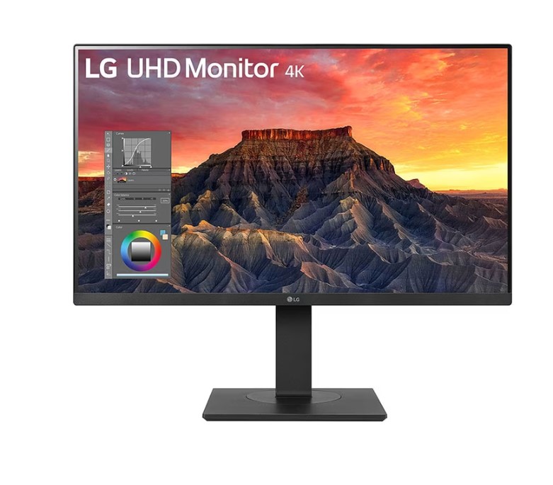 [8806096051146] 8806096051146 LG 27" IPS 5ms 4K UHD HDR400 FreeSync 3-Side Borderless Monitor w/ArcLine HAS - HDMI,DP, USB-C x1 ,USB3 x2 Speaker, VESA 100mm, Height Adjustable