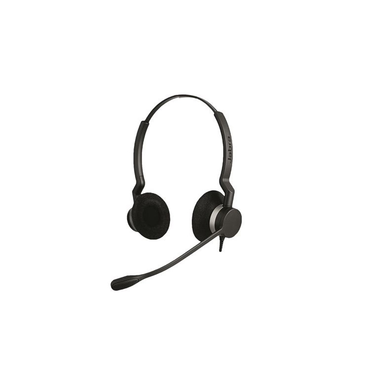 [SPJ-B-23-MS-D-C] SPJ-B-23-MS-D-C Jabra Biz 2300 Duo MS Teams USB-C Corded Headset, HD Voice, Air Shock Microphone, Freespin, Talk in Comfort, Wired Headsets, PeakStop