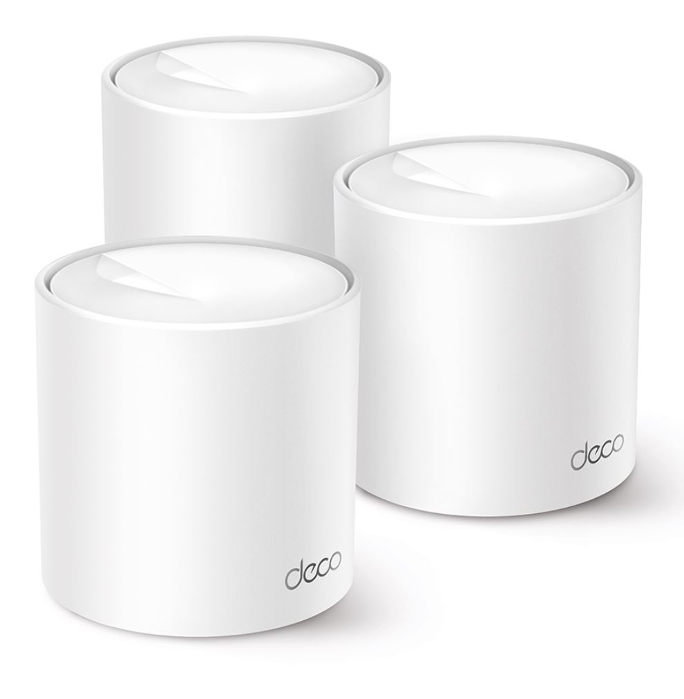 [4895252504217] 4895252504217 TP-Link Deco X50 Pro(3-pack) AX3000 Whole Home Mesh WiFi 6 System , 574 Mbps at 2.4 GHz + 2402 Mbps at 5 GHz