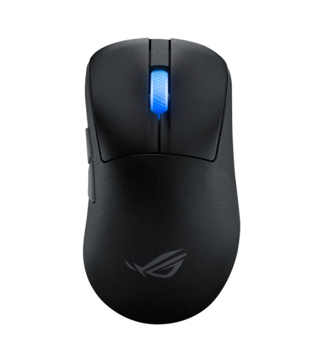 [4711387394571] 4711387394571 ASUS ROG KERIS II Ace Wireless Ergonomic Lightweight Gaming Mouse, 42,000-dpi ROG AimPoint Pro Optical Sensor (Black)