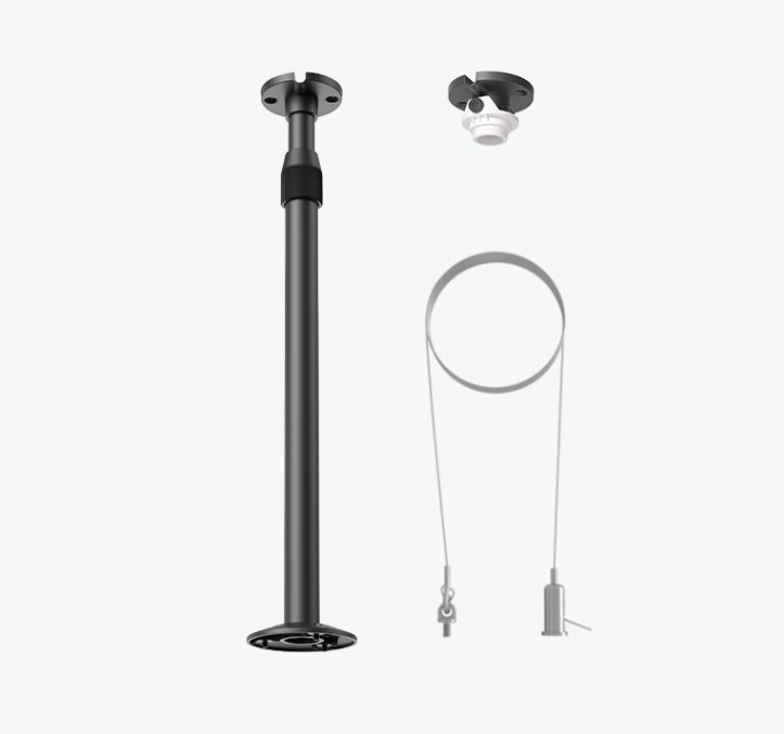 [6938818320024] 6938818320024 Yealink CM-MountKIT, Next-Level Mic Deployment, All-in-One Solution:Every Scenario,3 Suspension Ropes, 1 Ceiling Mount, 1 Length-Adjustable Pole