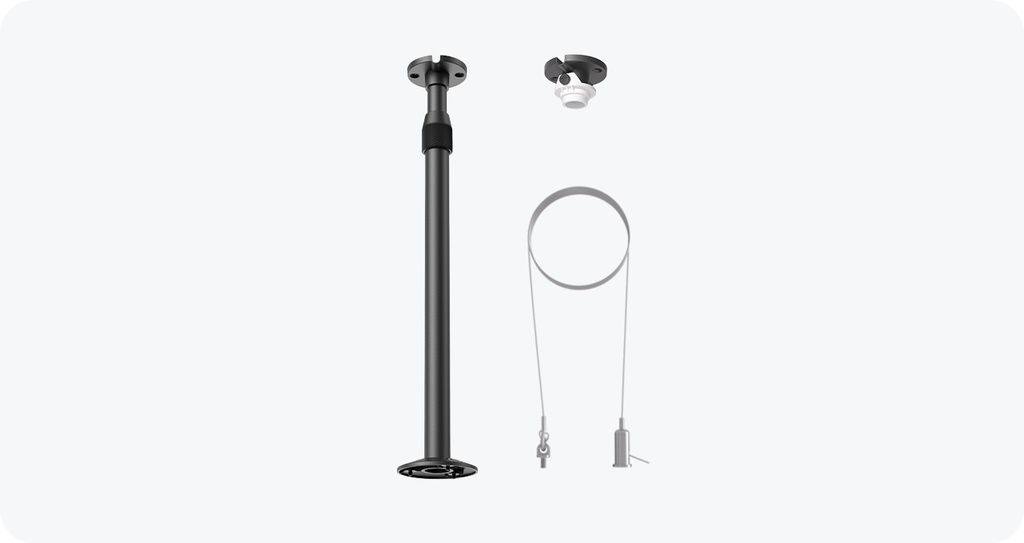 [6938818320024] 6938818320024 Yealink CM-MountKIT, Next-Level Mic Deployment, All-in-One Solution:Every Scenario,3 Suspension Ropes, 1 Ceiling Mount, 1 Length-Adjustable Pole