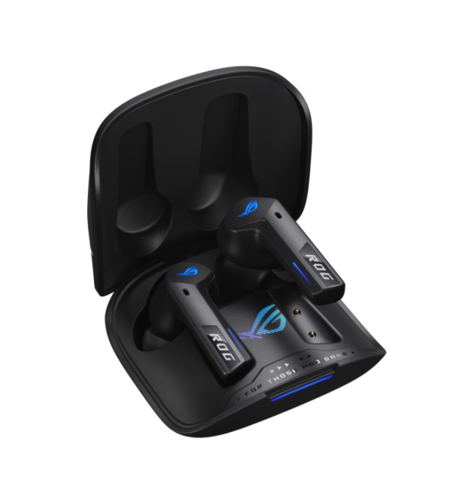 [4711387348123] ASUS ROG Cetra True Wireless SpeedNova Black, Dual-Mode, Bone-Conduction AI Microphones, Up to 46-hour battery life, Hybrid Multipoint