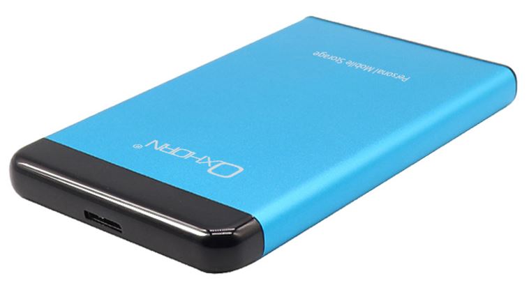 [UH-321B] UH-321B Oxhorn USB 3.0 USAP 2.5″ SATA HDD SSD Enclosure BlueUSB3.0 Cable (included) 2YR WTY