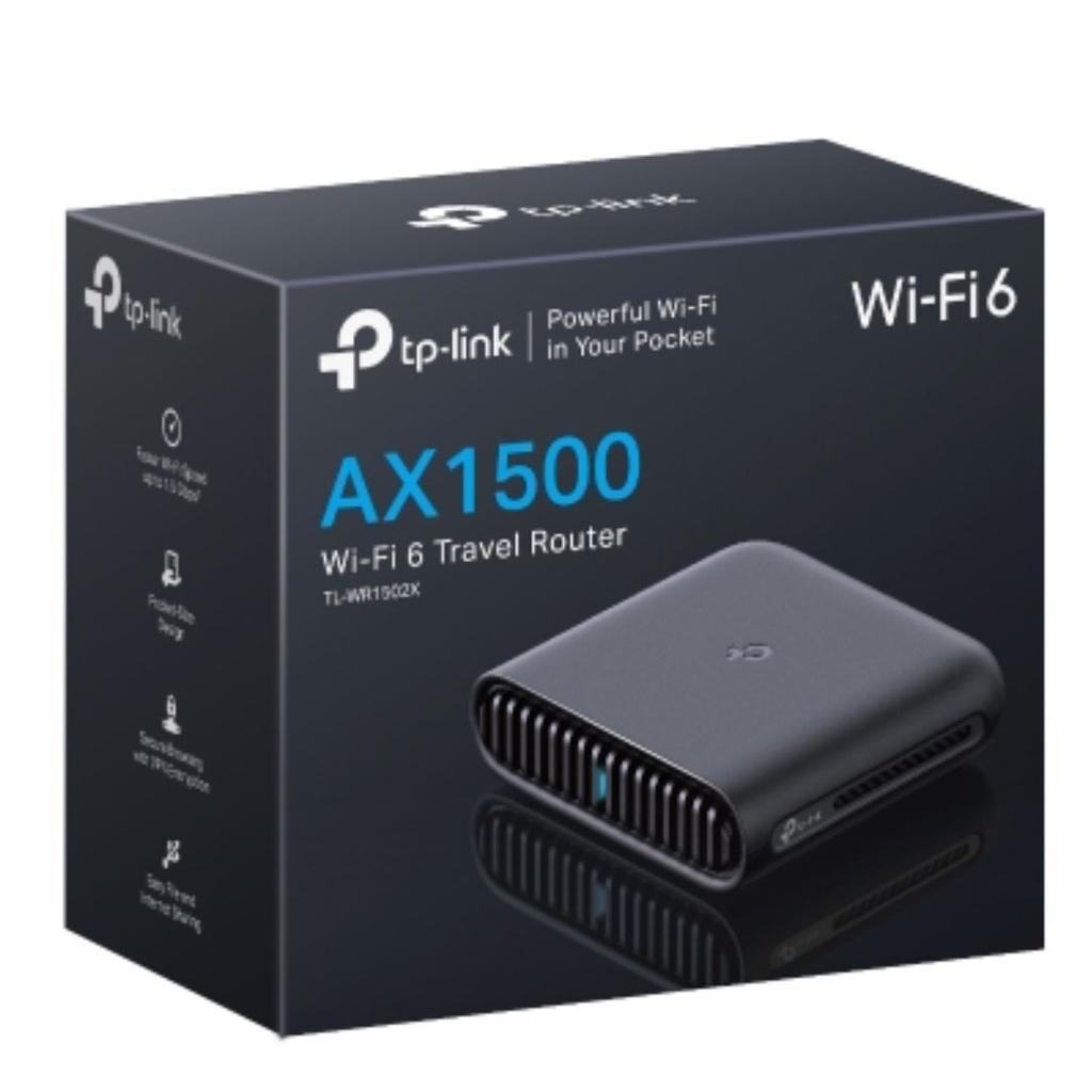 [4895252503449] 4895252503449 TP-Link TL-WR1502X AX1500 Wi-Fi 6 Travel Router
