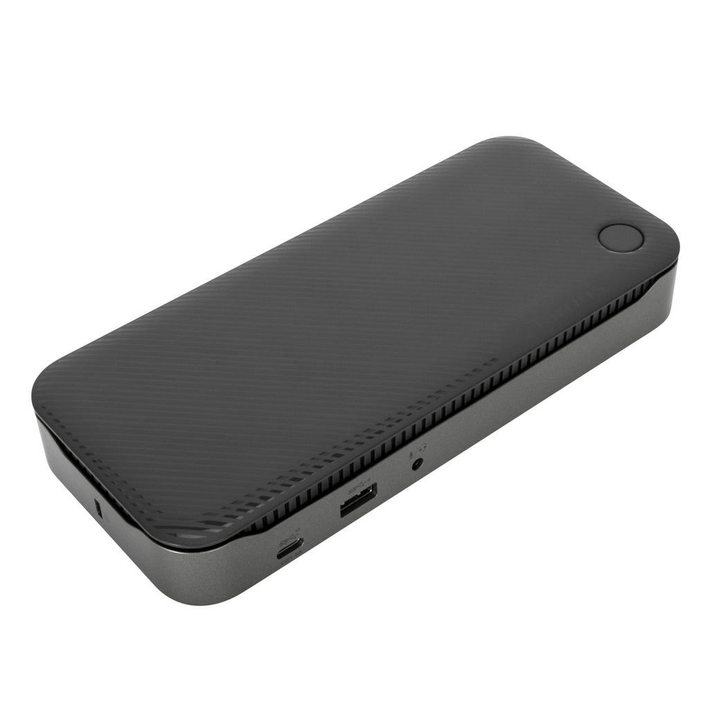 [92636359478] 92636359478 Targus USB-C Universal 4K Quad Docking Station with 100W Power Delivery Support 1X8K or 4x4K UHD@60Hz 2 HDMI 2xDP USB-C 4xUSB-A Audio 3YR WTY