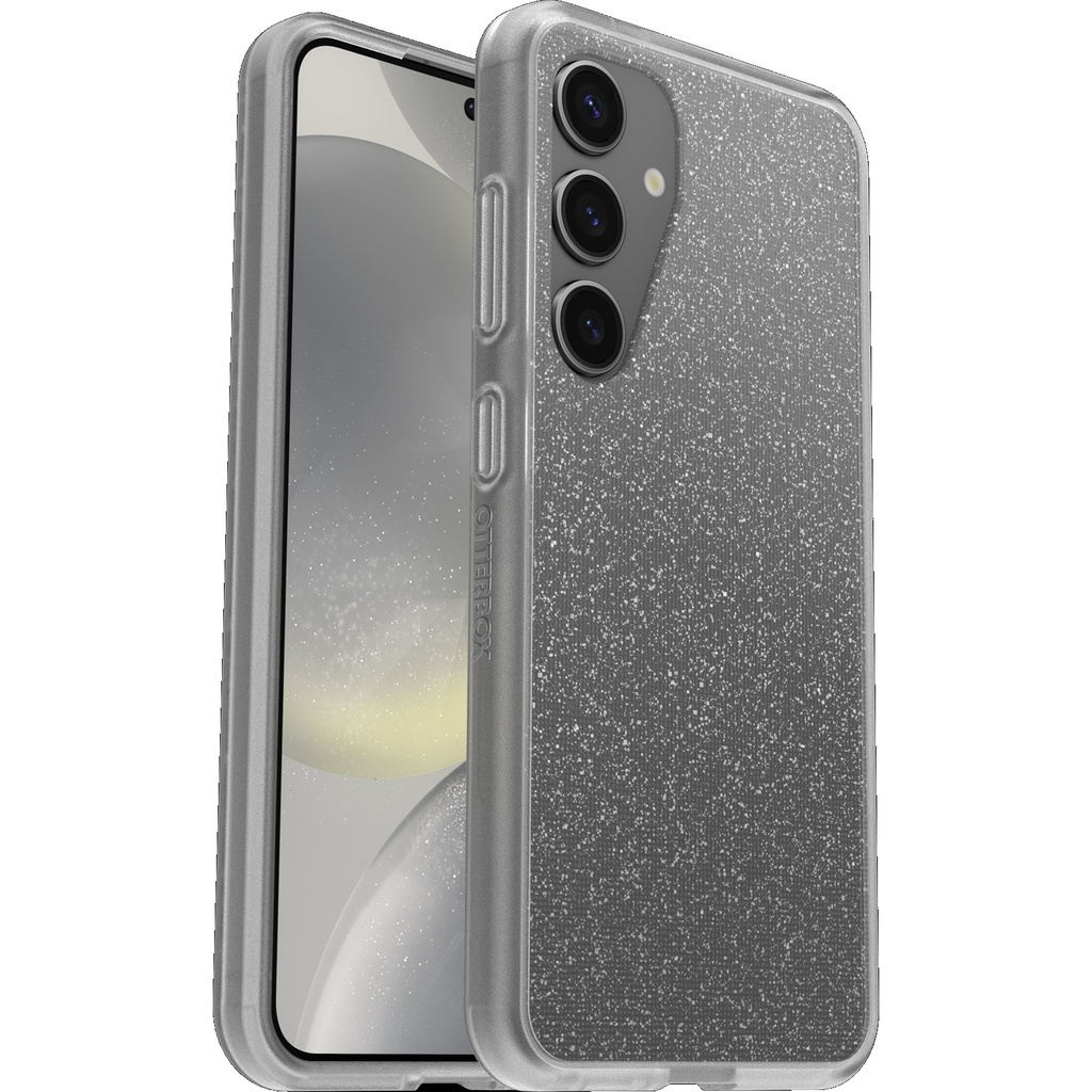 [840304752294] 840304752294 OtterBox React Samsung Galaxy S24 5G (6.2") Case Stardust(Clear Glitter) - (77-94661),DROP+ Military Standard, Wireless Charging, 7 Years Warranty