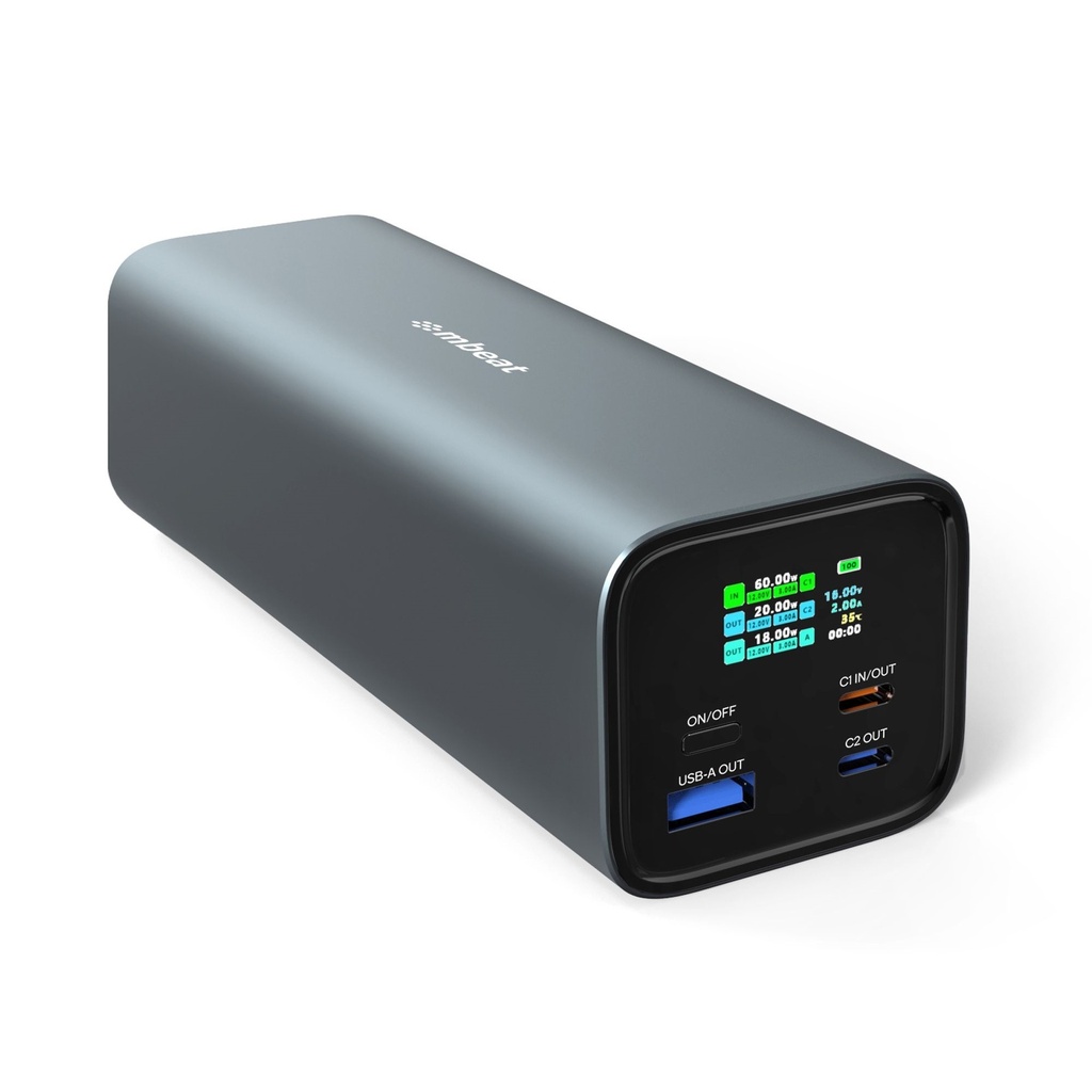 [9346396003968] 9346396003968 mbeat Gorilla Power 27000mAh USB-C PD 140W Power Bank for Laptop/Tablet/Smartphone Turbocharged Charging Product Weight: 600g