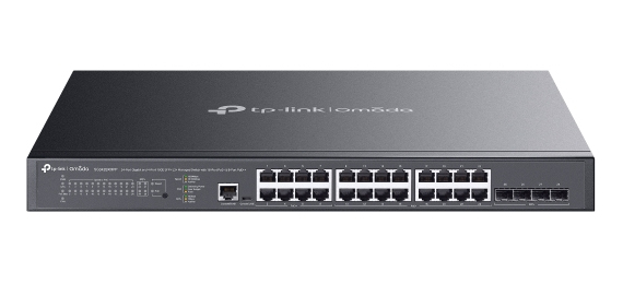 [8885020620856] 8885020620856 TP-Link SG3428XMPP Omada 24-Port Gigabit and 4-Port 10GE SFP+ L2+ Managed Switch with 16-Port PoE+  8-Port PoE++