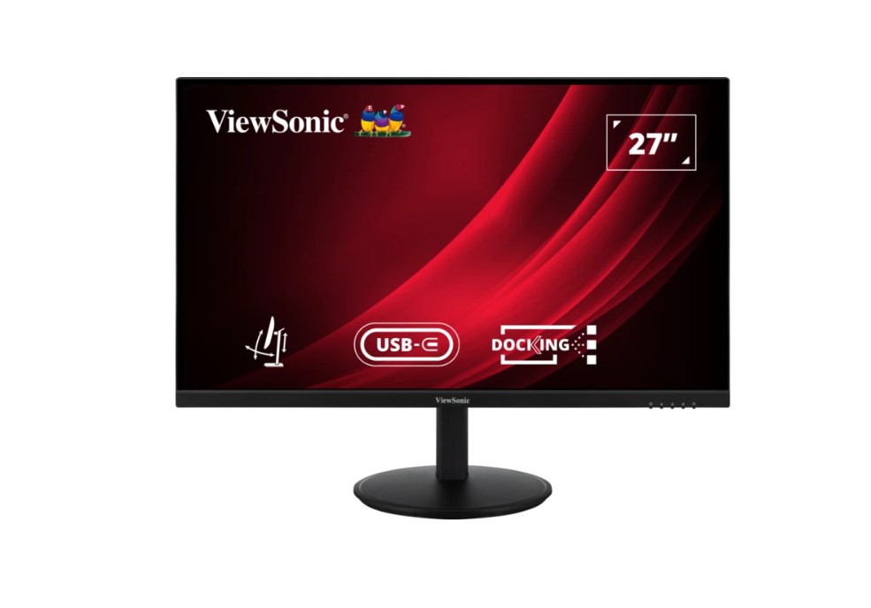 [VG2709U-2K] VG2709U-2K ViewSonic 27" VG 2K SuperClear IPS, Docking, USB-C, Daisy Chain, DP In/Out, RJ45,100w PD, Height Adjustable 3y Advance Replacement, Business Monitor.