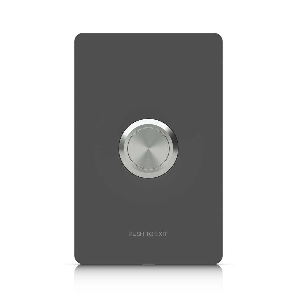[810084697542] 810084697542 Ubiquiti Access Button, Push-to-exit Button Designed For UniFi Access Hubs, Contacting Rate 30V DC, 2A, Indoor Only, Incl 2Yr Warr