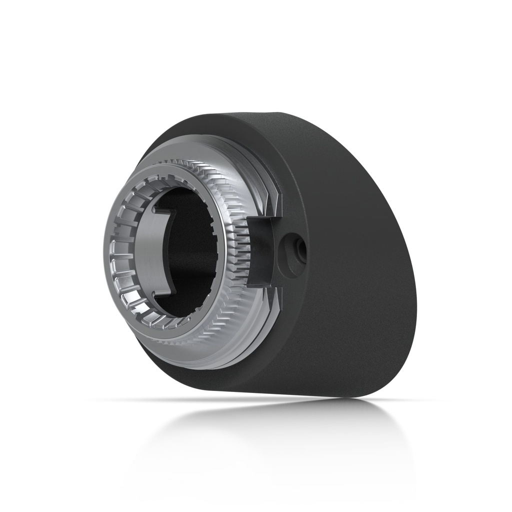 [810084693599] 810084693599 Ubiquiti Bullet Camera Angled Base, Mounting Accessory Enhances Tilt Angle by 22°,  Achieve Unrestricted Viewing Angle, Black,  Incl 2Yr Warr
