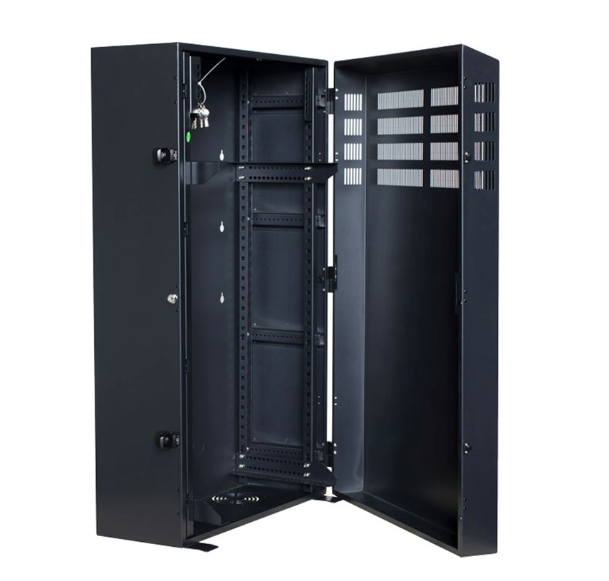 [UPPS-PSVR6] UPPS-PSVR6 PowerShield Vertical Wall Mount Rack with 6U vertical capacity, provides secure and space-saving mounting for UPS systems