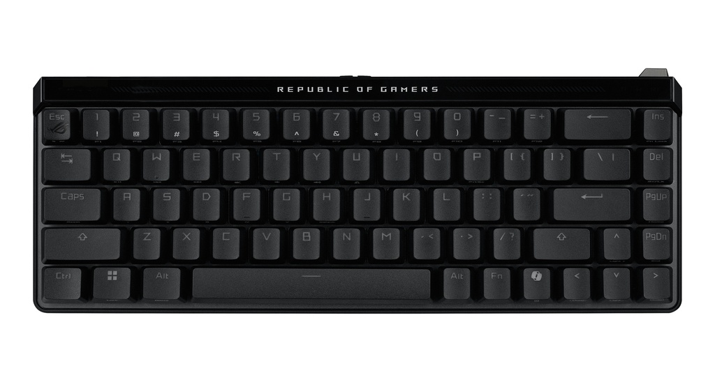 [4711387651919] 4711387651919 ASUS ROG Falchion Ace HFX 65% Compact Gaming Keyboard, Magnetic Switches,  Interactive Touch Panel, Dual USB-C Ports