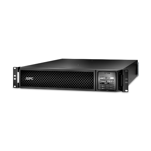 [UPA-SRT3000RMXLI-NC] APC Smart-UPS On-Line, 3kVA, Rackmount 2U, 230V, 8x C13+2x C19 IEC outlets, Network Card, Extended runtime, W/ rail kit