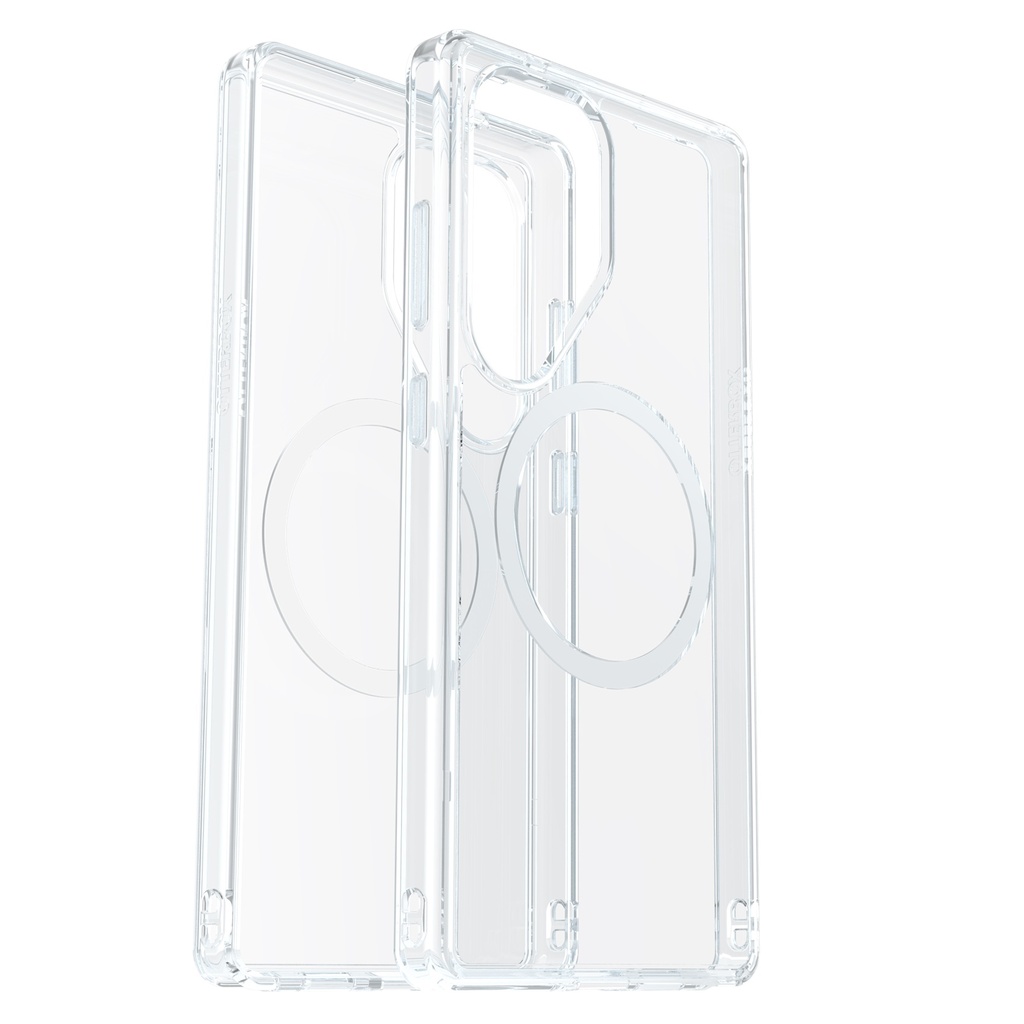 [840304784509] 840304784509 OtterBox Symmetry Clear Magnets Samsung Galaxy S25+ 5G (6.7") Case Clear - (77-97464), DROP+ 3X Military Standard, Integrated Grip, 7 Years Warranty