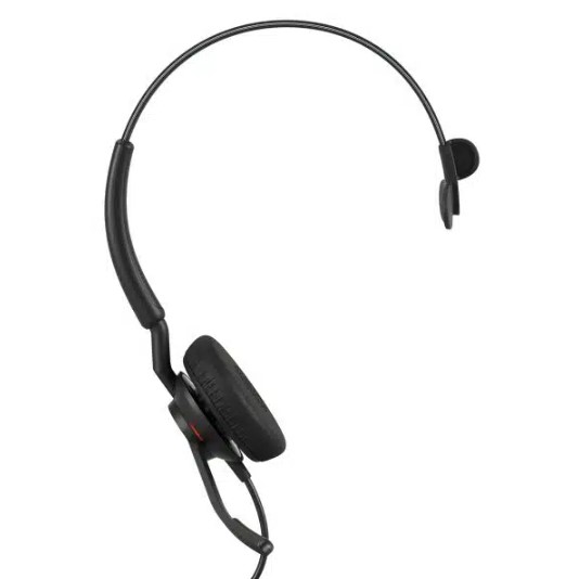 [SPJ-E-40-MS-M-A] SPJ-E-40-MS-M-A Jabra Engage 40 (Inline Link) MS Teams Mono USB-A Corded Headsets, Lightweight  sturdy, Double the mic, Busylight, Hearing Protection, Audio Quality