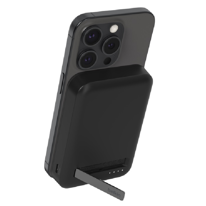 [745883872138] 745883872138 Belkin BoostCharge Qi2 15W 10K Power Bank Wireless Charger, Black(BPD008BTBK) 45cm USB-C to USB-C Cable, 15W Total Power, 4-Port Power Bank