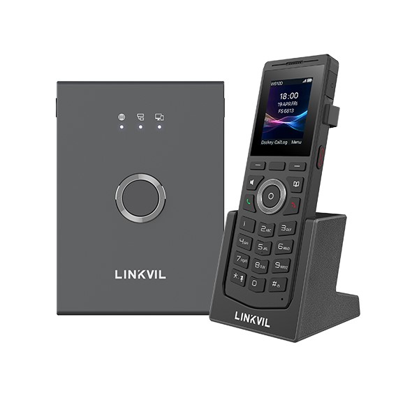 [IPF-W710P] IPF-W710P Fanvil Linkvil W710P DECT Phone System consisting of a base (W710D) and a handset (W610D), 2.0” 240×320 color screen, HD voice