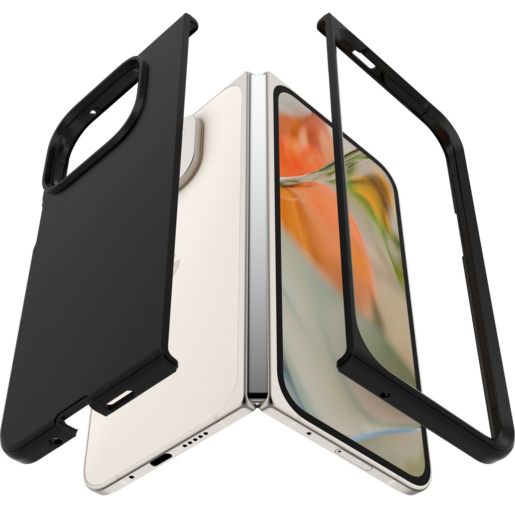 [840304762576] OtterBox Thin Flex Google Pixel 9 Pro Fold (8") Case Black - (77-95560), Military Standard Drop Protection, Hard Case, Ultra-Slim, 7 Years Warranty