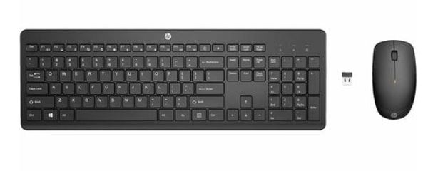 [198122958986] 198122958986 HP 235 USB Wireless Keyboard  Mouse Combo Reduced-sized  Low-Profile Quiet Keys Easy Cleaning Plug  Play for Notebook Desktop PC MAC