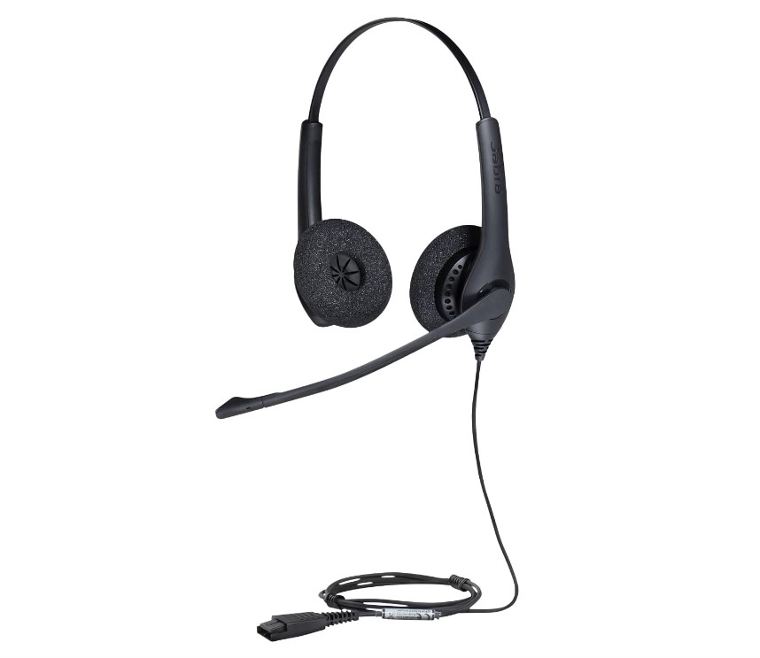 [SPJ-B-15-D-A] Jabra Biz 1500 Duo USB-A Corded Headset, Professional. Affordable, Durable, Noise-Cancelling, HD Voice, All-Day Comfort, Plug  Play