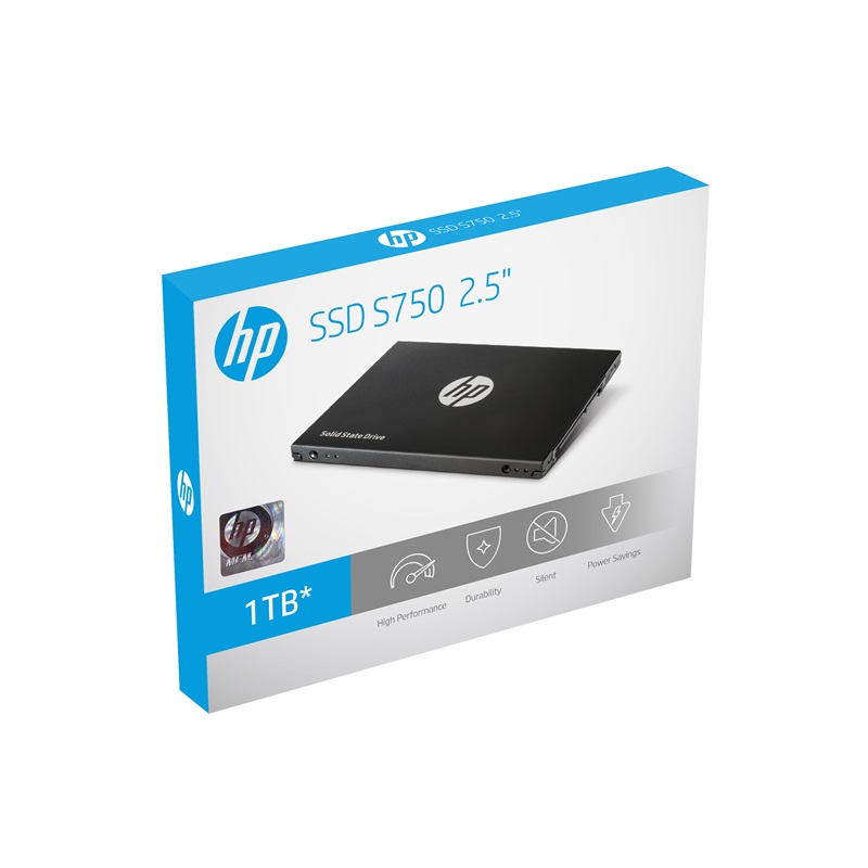 [6955914608115] HP S750 1TB SATA III 6GB/s 2.5 inch SSD Delivers Exhilarating Speed 560MB/s  520MB/s New-gen NAND Flash