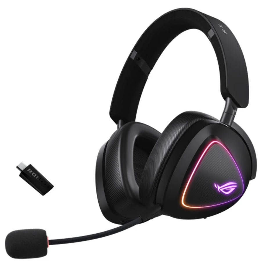 [4711387604847] 4711387604847 ASUS ROG DELTA II Tri-mode Wireless Gaming Headset, ROG SpeedNova, 50mm Titanium Drivers, Up to 110-hour Battery Life, 318g, BT/2.4G/3.5mm, Aura Sync