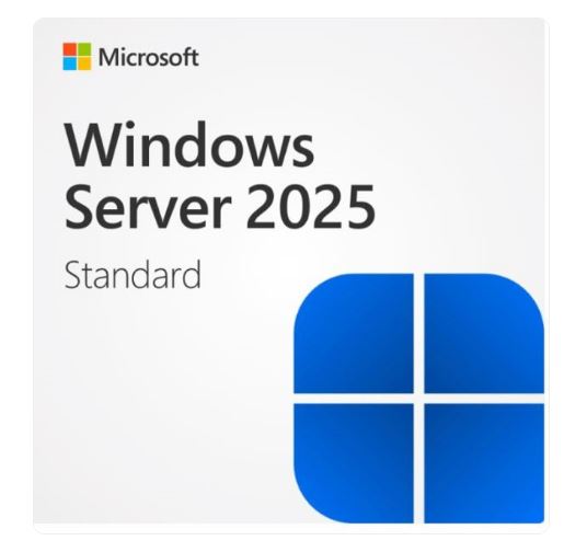 [196388487103] 196388487103 Microsoft Windows Server Standard 2025 64Bit English 1pk DSP OEI DVD 16 Core Product Key in pack