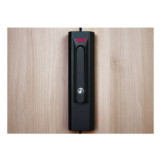 [731304434450] 731304434450 APC Netbotz handle adaptor kit, for 43U C series door mounting, black, 375H x 35W x 22D mm