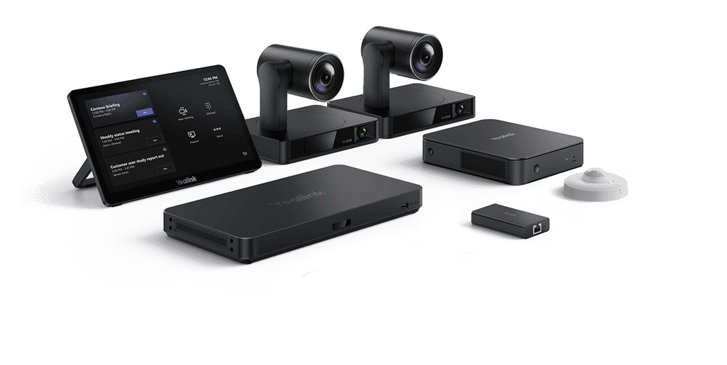 [6938818318625] 6938818318625 YealinkMVCS90 Windows based MTR, MCore Pro, Mtouch-Plus, Roomsensor, 1x AVHub, 2x UVC86 12x Optical Zoom Camera, 1x MVC-BYOD-Extender, No Audio Device