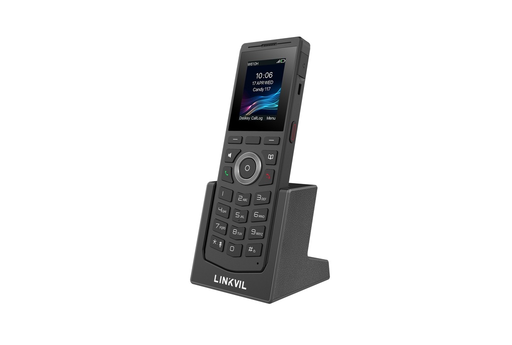 [IPF-W610H] Fanvil Linkvil W610H IPCT Wireless Phone, Large Capacity Battery, HD voice and Noise Reduction, Built-in bluetooth 5.0 8 hours’ talk time or 160 hours
